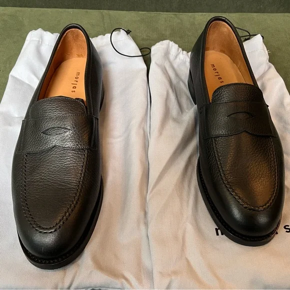 Morjas Penny Loafer - Black Grain - US 9.5 - Picture 3 of 9